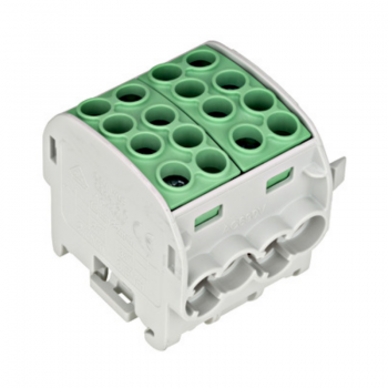 Clema derivatie 35mmp Al/Cu dubla verde IKA26232