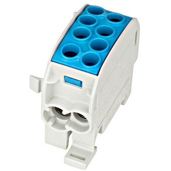 Clema derivatie 35mmp Al/Cu albastru IKA26220