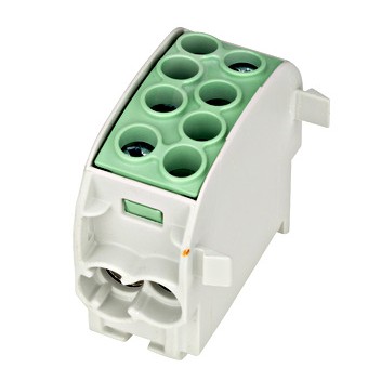 Clema derivatie 35mmp Al/Cu verde IKA26230