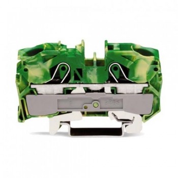 Clema sir 16mmp verde/galben 2016-1207 2 cond. cage clamp Wago