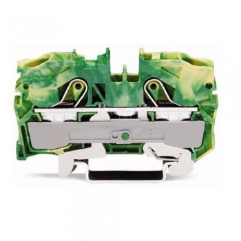 Clema sir 6mmp verde-galben 2006-1207 2 cond. cage clamp Wago