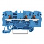 Clema sir 4 mmp albastru 2204-1304 3 cond. cage clamp Wago