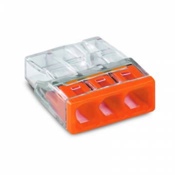 Clema Wago 3 poli x 2.5mmp, cod 2273-203
