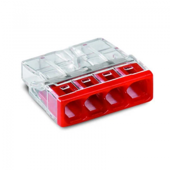 Clema Wago 4 poli x 2.5mmp, cod 2273-204