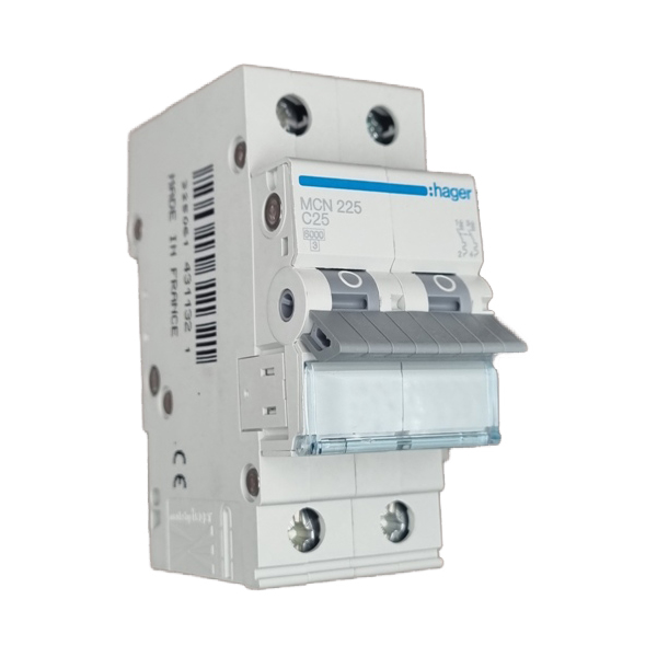 Siguranta automata 2P, 25A, 6kA, curba C, Hager MCN225