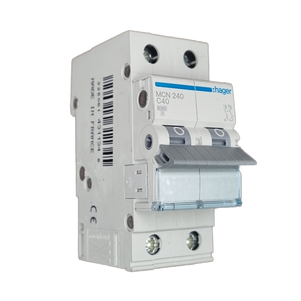 Siguranta automata 2P, 40A, 6kA, curba C, Hager MCN240