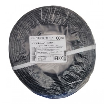 Conductor MYF 2.5 ( H07V-K ) negru