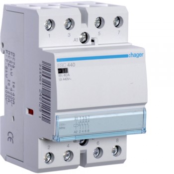 Contactor modular 40A 4ND 230V ESC440 Hager