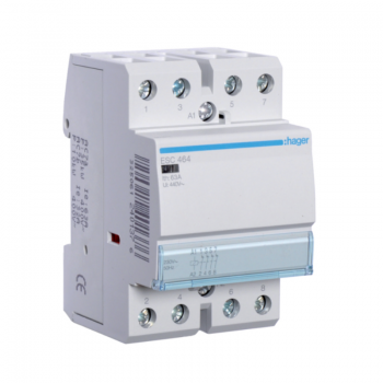 Contactor modular 63A, 4NI, 230V, Hager ESC464
