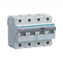 Siguranta automata 4P, 100A, 10kA, curba C, Hager HMF490