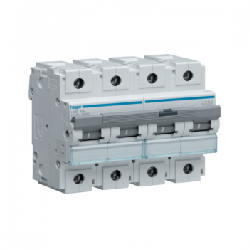 Siguranta automata 4P, 125A, 10kA, curba C, Hager HMF499