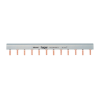 Busbar cu pini 2P 24M 10mmp gri KB263C Hager