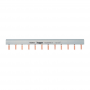 Busbar cu pini 2P 24M 10mmp gri KB263C Hager