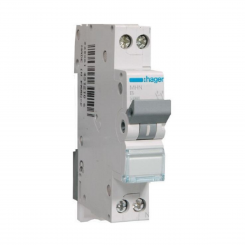 Siguranta automata 1P+N, 32A, 4.5kA, curba B, Hager MHN532
