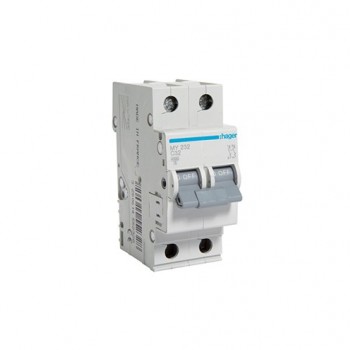 Siguranta automata 2P, 32A, 4.5kA, curba C, Hager MY232