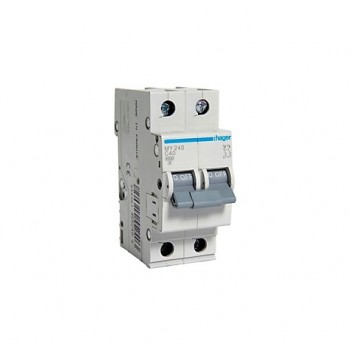 Siguranta automata 2P, 40A, 4.5kA, curba C, Hager MY240