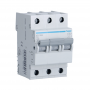 Siguranta automata 3P, 6A, 4,5kA, curba C, Hager MY306