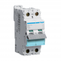 Siguranta automata 2P, 16A, 10kA, curba B, Hager NBN216