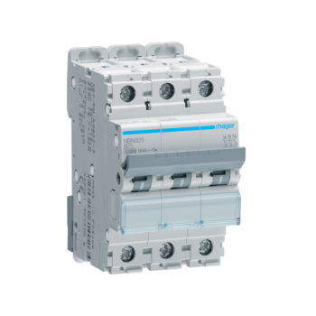 Siguranta automata 3P, 25A, 10kA, curba B, Hager NBN325
