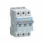 Siguranta automata 3P, 40A, 10kA, curba B, Hager NBN340