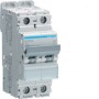 Siguranta automata 2P, 6A, 10kA, curba C, Hager NCN206