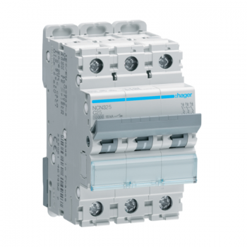 Siguranta automata 3P, 20A, 10kA, curba C, Hager NCN320