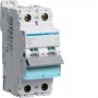 Siguranta automata 2P, 16A, 10kA, curba D, Hager NDN216