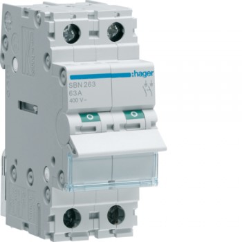 Separator modular 2P 63A 400V 2M cod SBN263 Hager