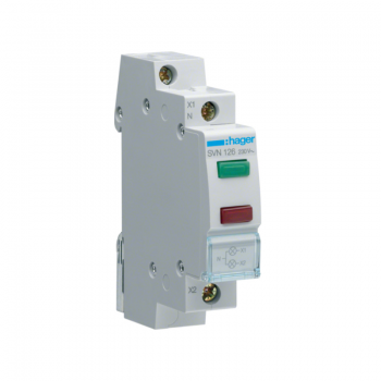 Lampă semnalizare 230V roșu+verde SVN126 Hager
