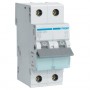 Siguranta automata  2P, 25A, 6kA, curba B, Hager MBN225