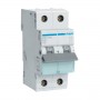 Siguranta automata  2P, 40A, 6kA, curba B, Hager MBN240