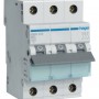 Siguranta automata 3P, 25A, 6kA, curba B, Hager MBN325