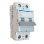 Siguranta automata 2P, 50A, 15kA, curba C, Hager NRN250