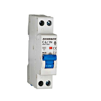 Siguranta automata 1P+N C 6A 4.5kA 1M AM417506 Schrack