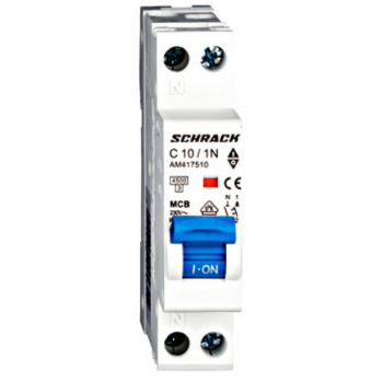 Siguranta automata 1P+N C 10A 1M 4.5kA AM417510 Schrack