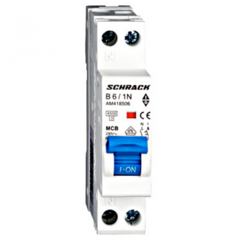 Siguranta automata 1P+N B 6A 1M 4.5kA  AM418506 Schrack