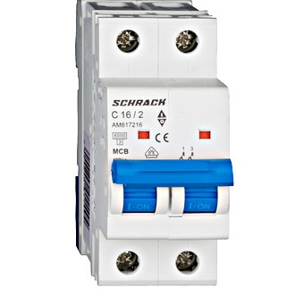 Siguranta automata 2P C 16A 2M 6kA AM617216 Schrack