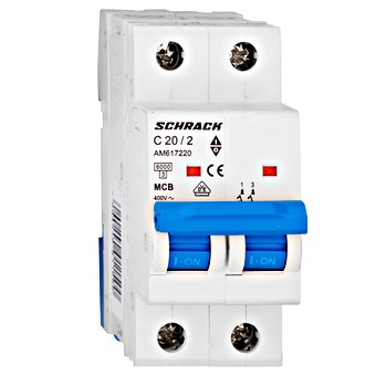 Siguranta automata 2P C 20A 2M 6kA AM617220 Schrack