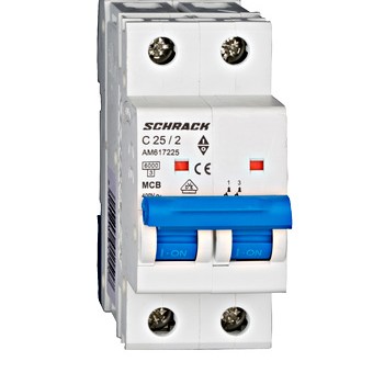 Siguranta automata 2P C 25A 2M 6kA AM617225 Schrack