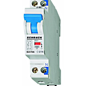 Siguranta automata 1P+N C 2A 1M 4.5kA BS417502 Schrack