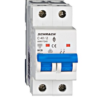 Siguranta automata 2P C 40A 2M 6kA AM617240 Schrack