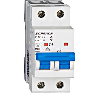 Siguranta automata 2P C 63A 2M 6kA AM617263 Schrack