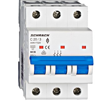 Siguranta automata 3P C 20A 3M 6kA AM617320 Schrack