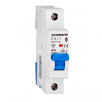 Siguranta automata 1P C 6A 6kA AM617106 Schrack