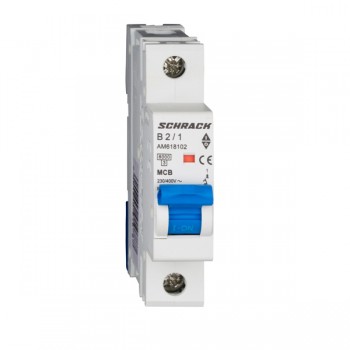 Siguranta automata 1P B 2A 6kA AM618102 Schrack