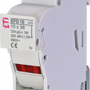 Separator port fuzibil 1P 32A 10x38 EFD10 LED, ETI 002540011