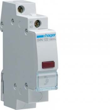 Lampă semnalizare 230V rosu SVN122 Hager