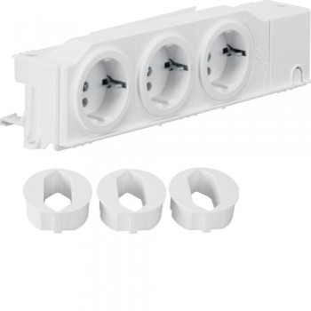 Modul 3 prize schuko tablou multimedia VZ00AS Hager