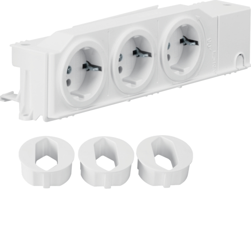 Modul 3 prize schuko tablou multimedia VZ00AS Hager