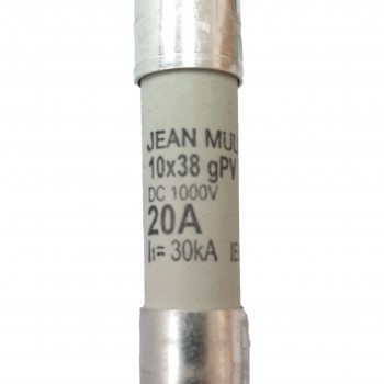 Siguranţă cilindrica c.c. 10x38 20A/1000V gPV  Jean Muller